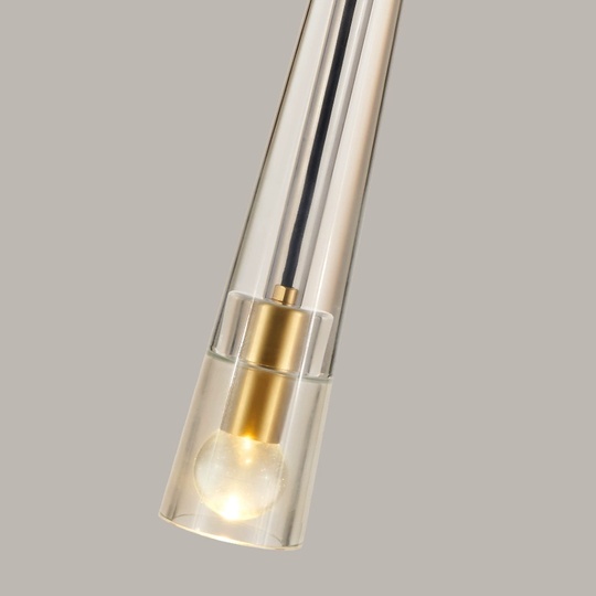 Настенный светильник медный ERIK, Бра, 15*66, медь, Е14.