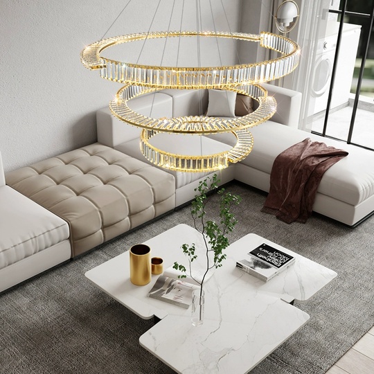 Люстра подвесная, медный, кристалл, AYSEN 60*80*100, металл, LED.