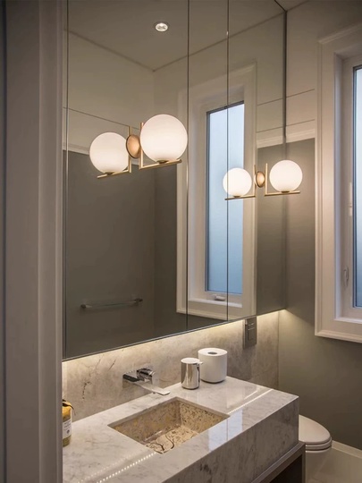 Настенный светильник бронза RON, Бра, 20*28, металл, Е27.