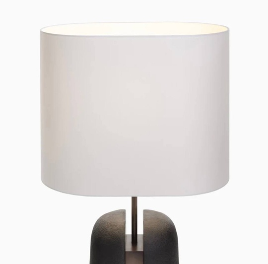 Настольная лампа NICOLA 35*55, бронза, смола