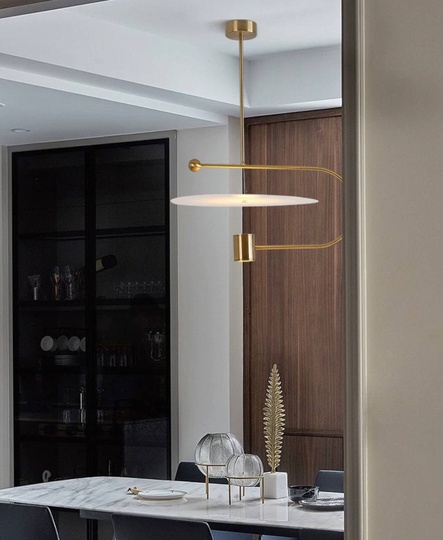 Светильник подвесной, бронза, Ellevap, металл, 60*30 см, LED