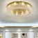 Люстра подвесная, золотой, кристалл, SOPHISTICATED 40*18, металл, LED.