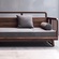 Прямой диван Hall темный орех, ткань, 240*80*85 см