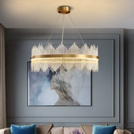 Люстра подвесная, медная, стекло, DICLE 60*26, металл, LED.