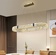 Люстра подвесная CEVHER 80*150 золотой, хрусталь, металл, LED.