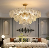 Люстра подвесная, медный, стекло, LUMINOUS 80*37, металл, E14.