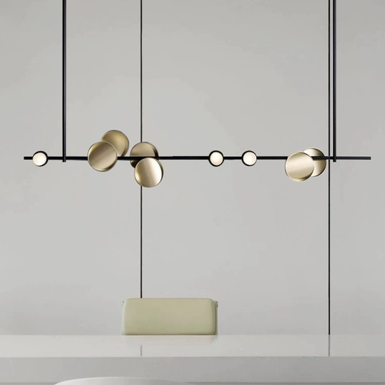 Люстра черная Love, металл, 140*100 см, светодиодная, LED