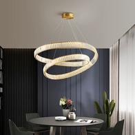 Люстра подвесная, медный, кристалл, AYSEL 60*20, металл, LED.