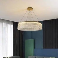 Люстра подвесная BONCUK 50*24 бронза, стекло, металл, LED.