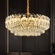 Люстра подвесная BIRCE 95*28 золото, кристалл, металл, E14.