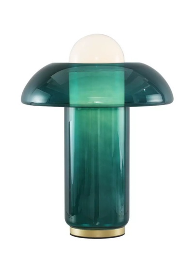Настольная лампа OUFULA, зеленая, E27