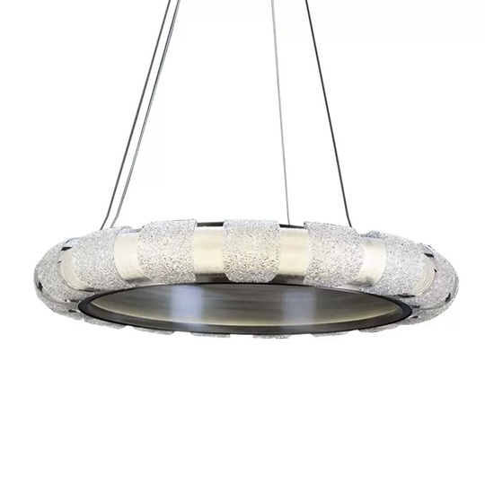 Светильник подвесной медный Ezimor, металл, трос 100 см, 80*8 см, LED