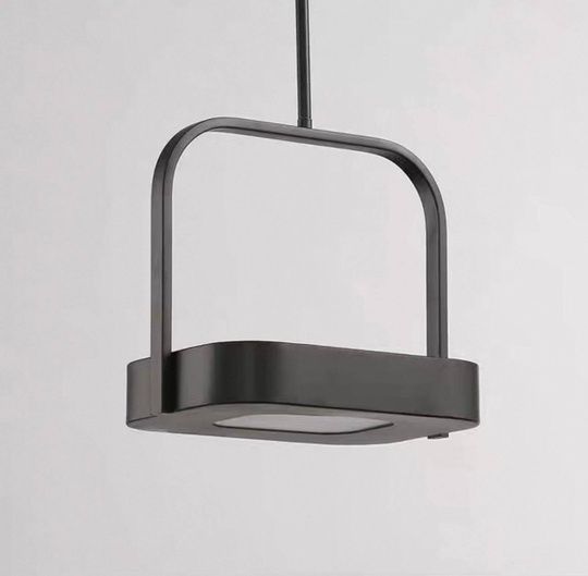 Люстра черная Eloraq, металл, 38*27 см, светодиодная, LED