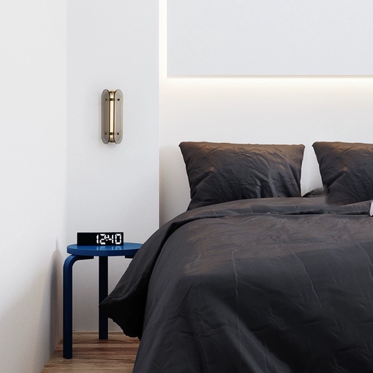 Настенный светильник ABBY, Бра 15*35, бронза, металл, LED.