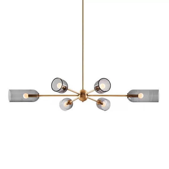 Люстра медная Virell, металл, 100*75 см, Е14