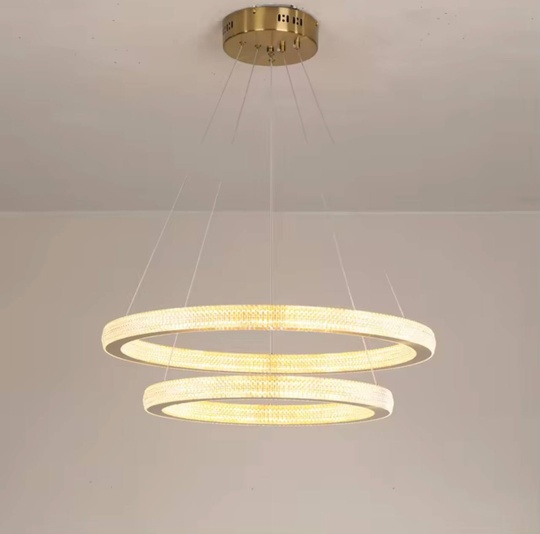 Люстра подвесная, медь, ПММА, MOWGLI 60*80 металл, LED.