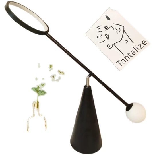 Черная настольная лампа Vikont, 50*70 см