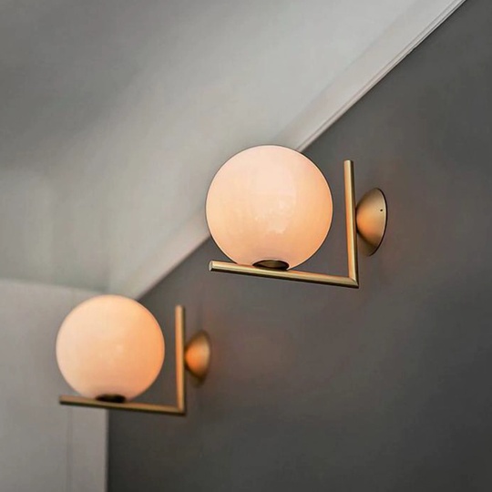 Настенный светильник бронза RON, Бра, 20*28, металл, Е27.