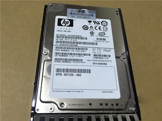 Жесткий диск HP 507129-002 SAS 146GB 10K 2.5