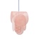 Светильник потолочный, розовый, Elixory, металл, 35*55 см, Е27
