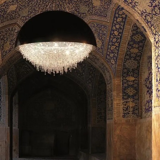 Люстра подвесная, серебро, черный, кристалл, SALENA BLACK 70*79 металл, LED.