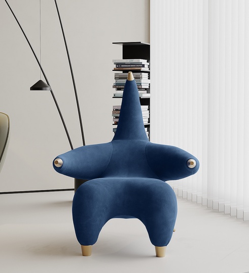 Кресло Синие. Starfish Lounge - в виде морской звезды, 1 шт., 100х100х145