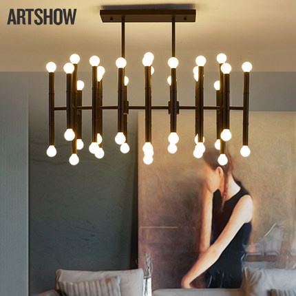 Дизайнерский светильник 96*52 см led, e14, железо, железо