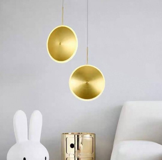 Светильник потолочный, золотой, Aluroph, металл, 30*30 см, светодиодная, LED