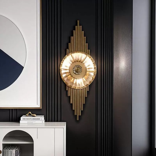 Настенный светильник, Бра, GRAHAM 25*65, медный, металл, Е14.