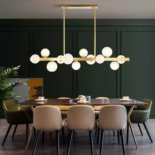 Люстра медная Virexia, металл,  95*60 см, G9