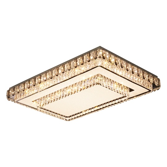 Потолочный светильник, хром, кристалл, MATILDA 110*80 металл, LED.