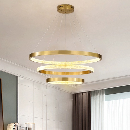 Люстра подвесная, медь, ПММА, LEO 80*60*40 металл, LED.