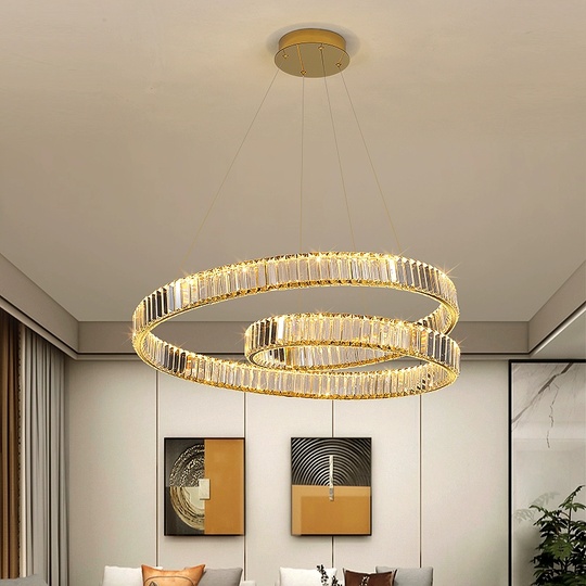 Люстра подвесная, медный, кристалл, AYSEL 60*20, металл, LED.