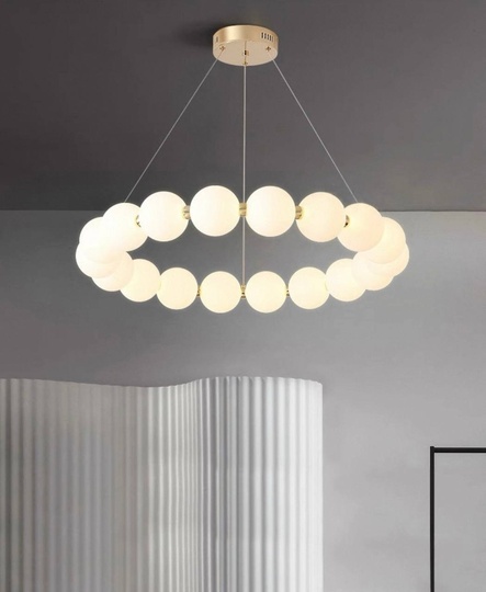 Светильник подвесной медный Uvloxi, медь, 100*10 см, светодиодная, LED