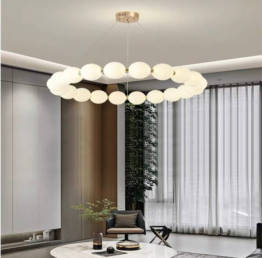 Светильник подвесной медный Uvloxi, медь, 52*8 см, светодиодная, LED