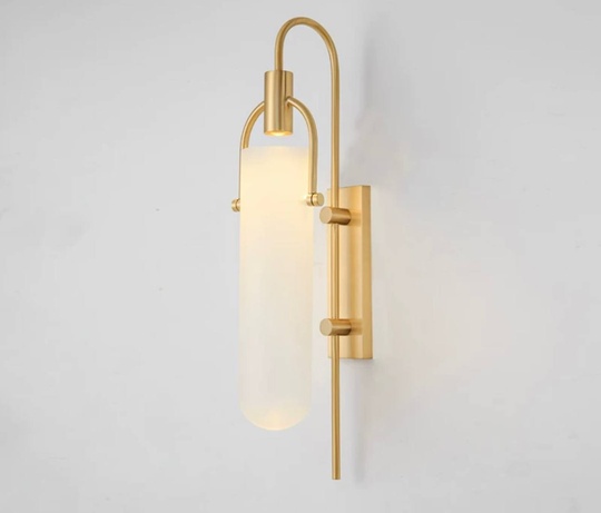 Настенный светильник, БРА DIRENC 21*65, бронза, металл, LED.