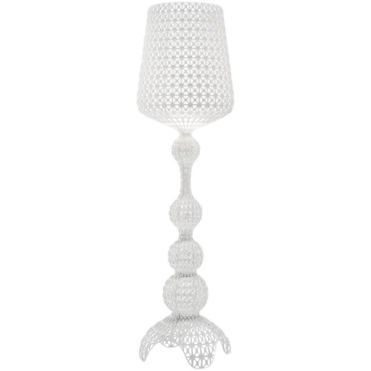 Торшер белый бокал Aelithor, 50*166 см, LED, ПММА, 24 Вт