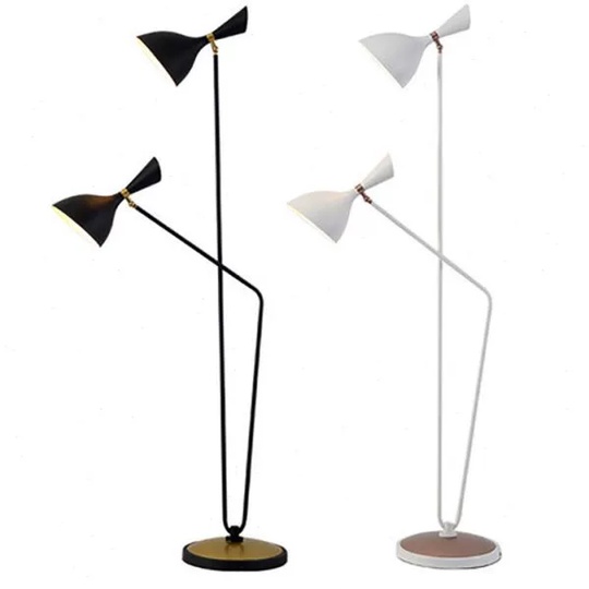 Торшер белый, золото Garden, 60*160 см, LED, 14*2, металл, 14 Вт