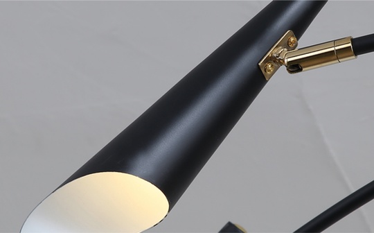 Люстра подвесная MAI HE MAI черная, 128*16 см, Maytoni Vigo - черная, G9, 40 Вт