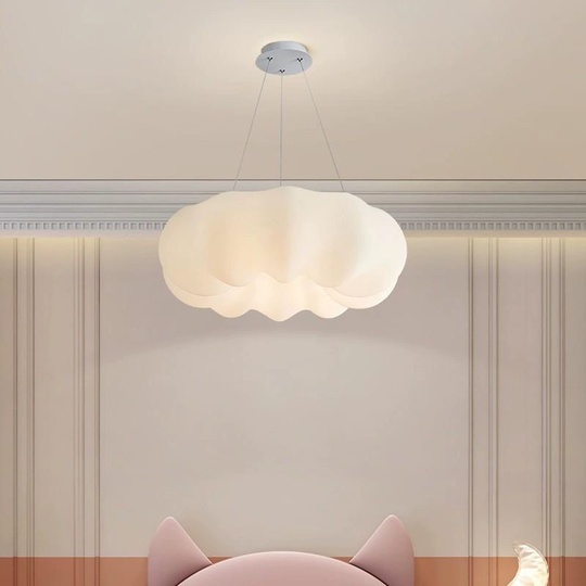 Люстра подвесная, серебро, ПММА, ABELARD 30*13.5, металл