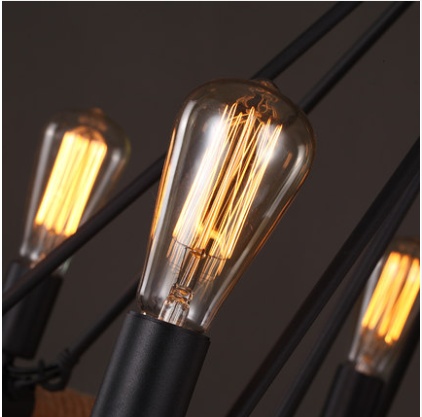 Дизайнерский светильник e14 железо, веревка, 62*80 см, led, гостиная, Китай