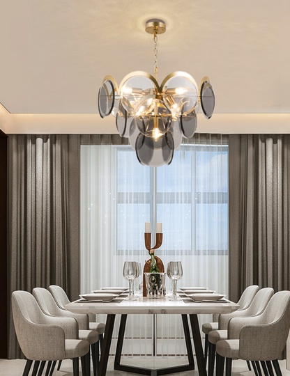 Подвесной светильник MAI HE MAI бронзовый цвет, 14 ламп, 80 см* 45 см, освещением для дома и сада., E14, 40 Вт