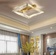 Потолочный светильник, бронза, хрусталь, TADDLE 58*52 металл, LED