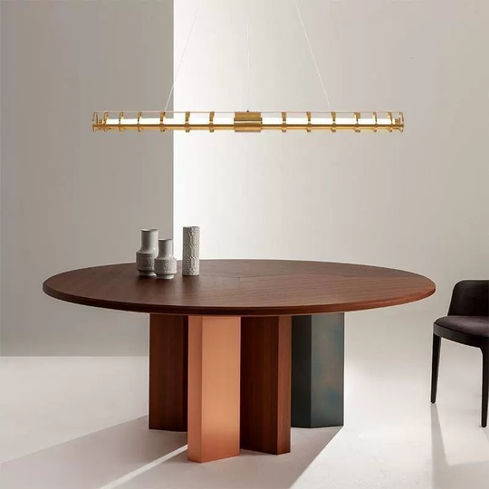 Светильник подвесной, золотой, Aeliora, металл, 180*10 см, светодиодная, LED