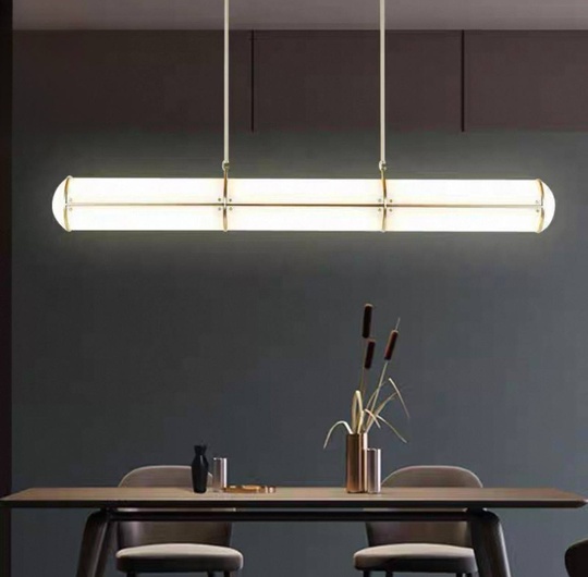 Светильник подвесной, медный, Elvorex, металл, 150*10 см, светодиодная, LED