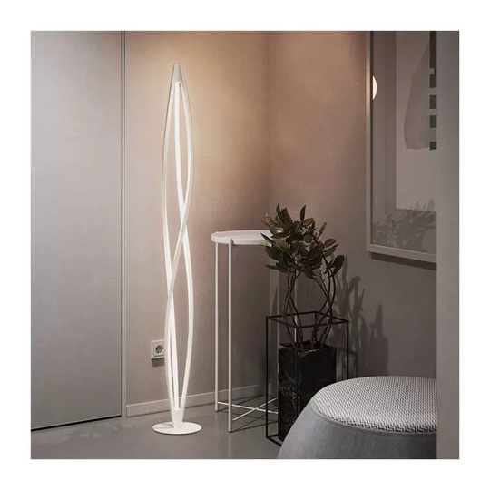 Торшер белый Zenere white 18*18*120 см, LED, ПММА, 14 Вт