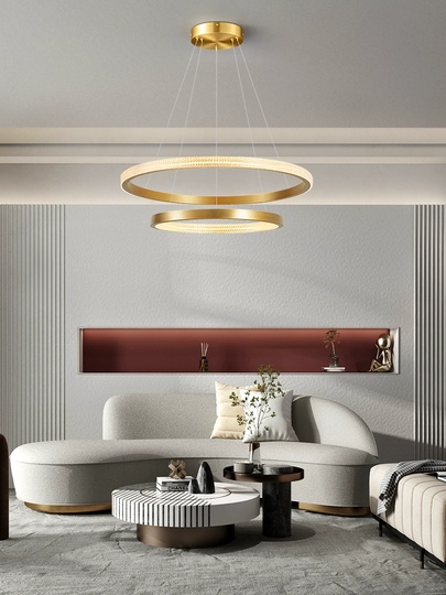 Люстра подвесная, медь, ПММА, WINNIE 60*80 металл, LED.