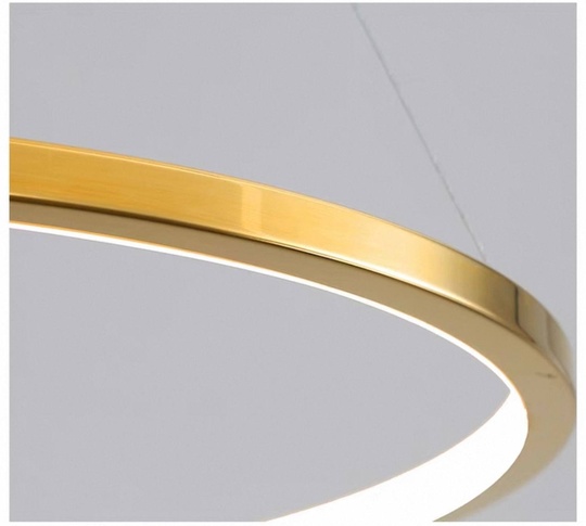 Люстра подвесная, медь, ПММА, WILLOW 80*2 металл, LED.