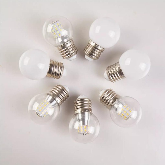 led лампочки 9W для торшера - NIM 1,8 м с 6 плафонами из стекла, G45