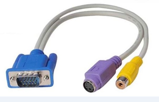 Кабель VGA - RCA plus S AV (0.25 м)